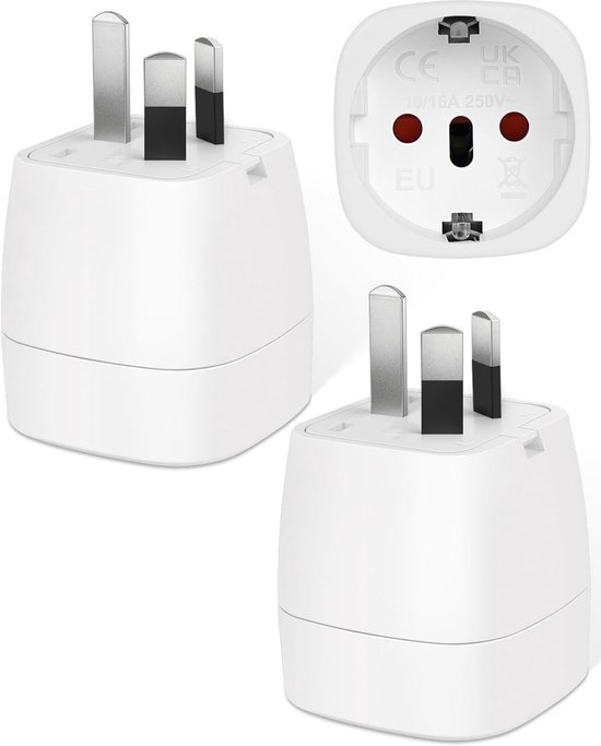 Passend Für [2 Stück] Australischen Steckeradapter，reiseadapterzubehör，fr 2-poliger Auf Au 3-poliger Steckeradapter Für Neuseeland
