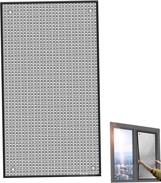 Wärmereflektierende Fensterfolie 50x90，reflektierende Fensterfolie Zur Wärmeregulierung Mit Saugnapf，uv-beständige Aluminiumfolie