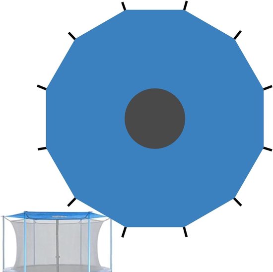 Trampolin-sprungmatte – Sprungmatten – Trampolin-sonnenschutz, 8-rippig, 366 Cm, Uv-beständig Und Wasserdicht, Trampolinzubehör