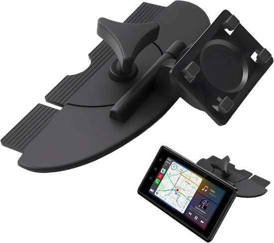 Cd-schlitzhalterung Für Carplay-bildschirm，4-tasten-verriegelbare Cd-schlitzhalterung Für 7-10 Zoll Gps-navigations-autoradios