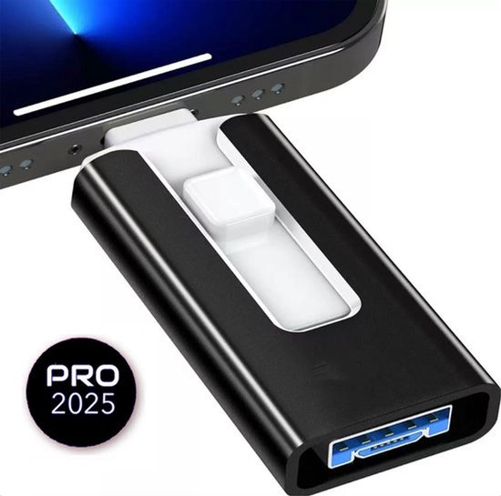 Tragbarer Speicher – Usb-stick – Externes Speichergerät – Flash-laufwerk – Usb-speicherstick – 3-in-1-usb-stick Mit Push-pull-funktion – 256 Gb