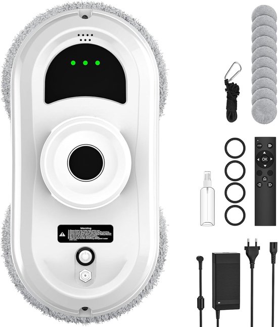 Fensterreiniger，fensterputzroboter，automatischer Fensterreiniger Mit 5600 Pa Saugkraft，3 Reinigungsmodi，intelligenter Bereichserkennung