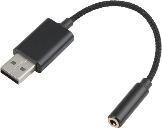 Externer Usb-soundkartenadapter Auf 3,5-mm-klinkenstecker Für Kopfhörer Und Mikrofon