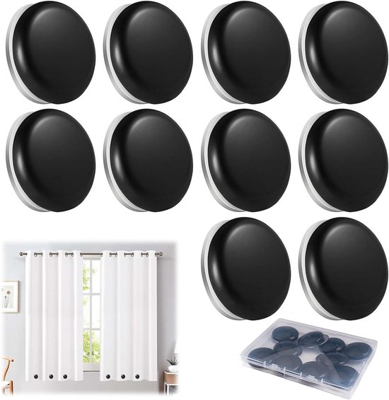 Magnetische Duschvorhanggewichte, 10er-set – Werkzeuglose, Rutschfeste Magnete Für Vorhänge/duschvorhänge