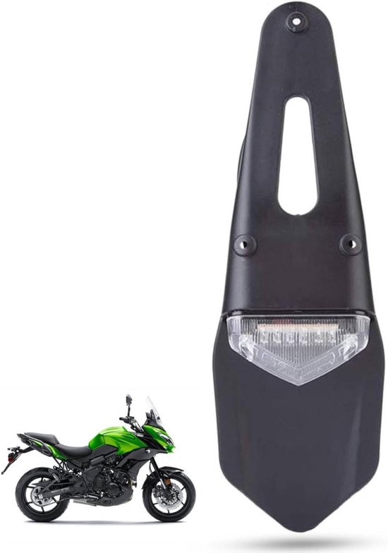 Motorrad-led-beleuchtung Für Kotflügel, Rücklicht, Kennzeichenbeleuchtung, Abs-sicherheitsleuchte, Rücklicht Für Motorrad, Dirtbike (silber)
