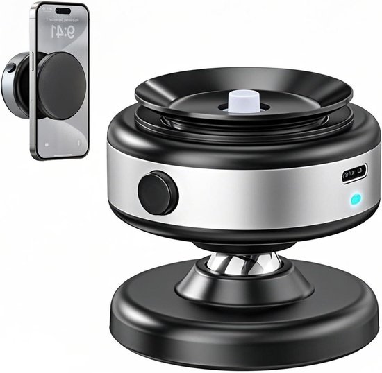360° Verstellbare Magnetische Saugnapf-handyhalterung，freisprechfunktion Für Auto，spiegel Und Glatte Oberflächen，kompatibel Mit Magsafe