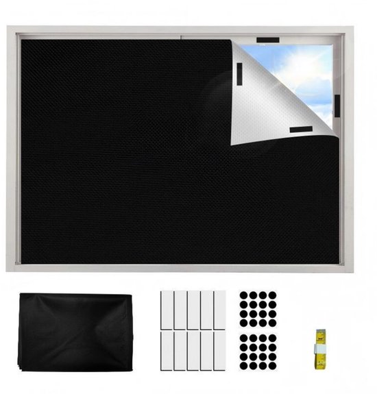 Verdunkelungsrollo，3xl，145 X 600 Cm，420d Oxford-gewebe Mit Silberbeschichtung，vollständig Verdunkelnd，sonnenschutz Für Den Sommer
