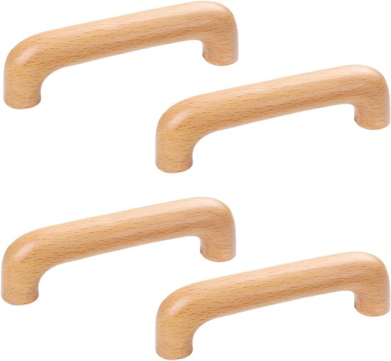Holzgriffe Für Möbel – 4 Stück, Moderne Und Stilvolle Küchengriffe Zum Selbermachen