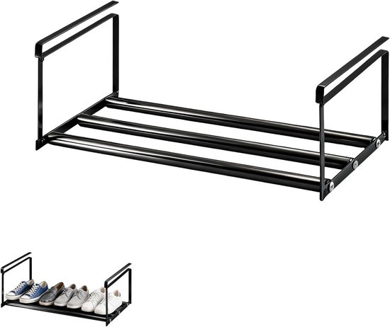 Verstellbarer Schuhregal-organizer Für Den Kleiderschrank，40，70 Cm，ideal Zur Aufbewahrung Und Organisation Im Kleiderschrank Oder In Der Küche