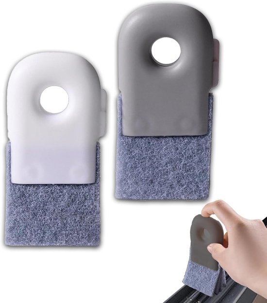 2-teiliges Fensterrahmen-reinigungsbürstenset – Multifunktionale Fugenbürsten Für Nischen, Spalten Und Ecken Von Türen Und Fenstern