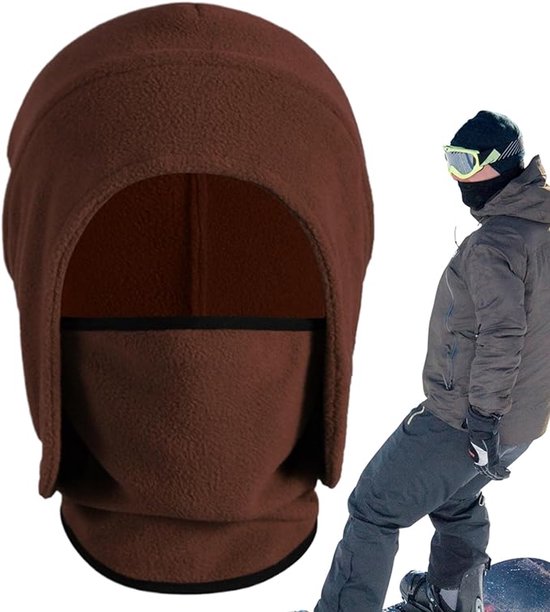Gesichtsschutz，winddichte Kapuze Aus Thermofleece，vollständige Gesichtsabdeckung，für Männer Und Frauen，snowboarden Und Schneemobilfahren