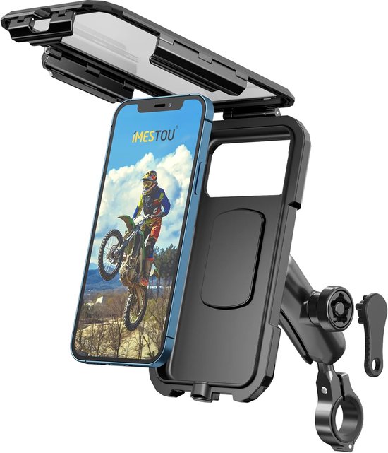 Fahrrad-handyhalterung，720°-drehung，diebstahlsicherung，geeignet Für Smartphones Mit 5,5，6,8 Zoll Bildschirmdiagonale