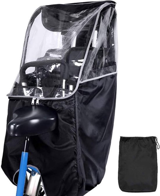 Regenschutz Für Fahrradsattel, Im Cape-stil, Winddicht, Faltbar, Tragbar, Transparent