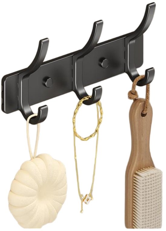 Haken，1 Reihe Mit 3 Haken，7 X 17,5 Cm，aufbewahrungshaken，zum Aufhängen Von Kleidung，robust Und Langlebig