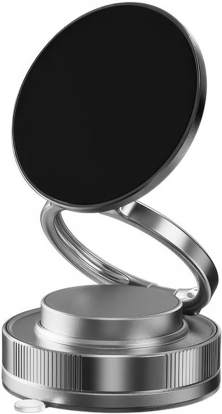 Magnetischer Handyhalter Mit Vakuumtechnologie，kompatibel Mit Um 360° Drehbaren，in Mehreren Winkeln Verstellbaren Saugnapfhaltern