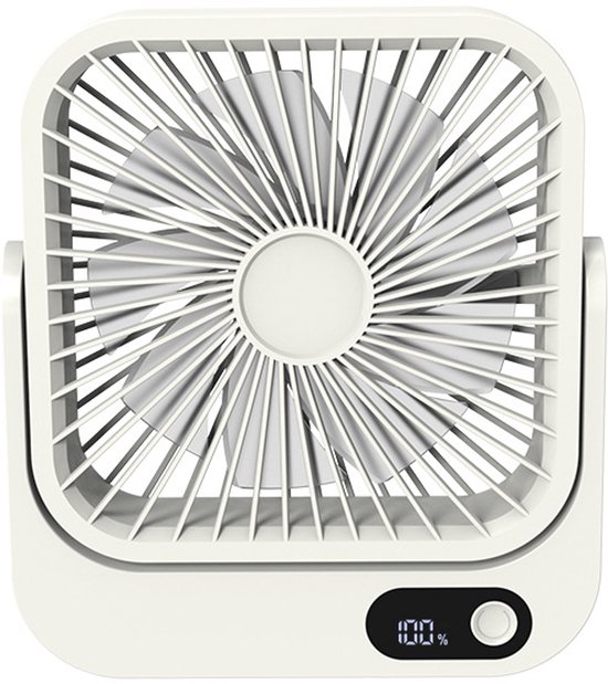 Tragbarer Magnetischer Reiseventilator，angetrieben Von Einem Wiederaufladbaren 2000-mah-akku，ein Mini-reiseventilator