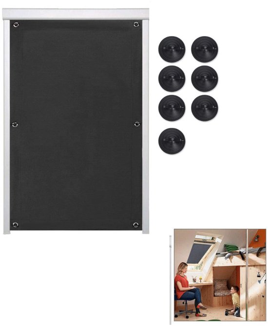 Verdunkelungsvorhang Mit Saugnäpfen，sonnenschutzgewebe，verdunkelung Mit Saugnäpfen，verdunkelungsvorhänge，verdunkelungsvorhänge，48 Cm X 93 Cm