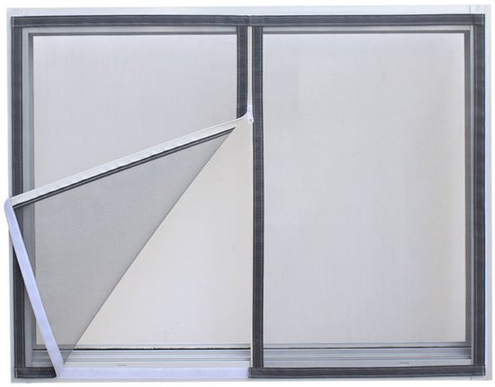 Moskitonetz Mit Reißverschluss，insektenschutzvorhang Mit Öffnung In Der Mitte，kein Bohren Erforderlich，schwarz，(b) 130 Cm × (h) 150 Cm