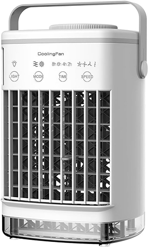 Ventilator，kleiner Ventilator，tragbarer Luftkühler，persönlicher Verdunstungsluftkühler，timerfunktion Und 7 Led-leuchten，luftkühler Für Zuhause
