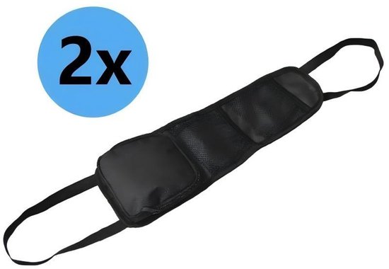 Auto-aufbewahrungstaschen，zweiteiliges Set Mit Aufbewahrungstaschen Für Die Seiten Des Autositzes，mit 3 Fächern，42 X 14 Cm