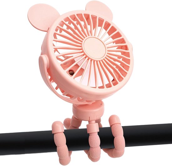 Babyventilator，kinderwagenventilator，flexibler Ständer Mit Clip，3 Geschwindigkeitsstufen，tragbarer Outdoor-ventilator