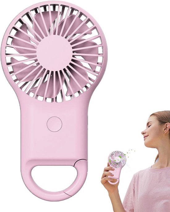 Ventilator，farbenfroher Led-taschenventilator，leistungsstarker Tischventilator Mit Langer Akkulaufzeit Für Strand，reisen Und Sommerurlaub