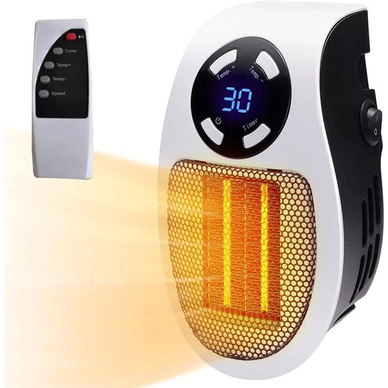 Programmierbarer Raumheizer Mit Digitalem Thermostat，450-w-tragbare Elektroheizung，geeignet Für Den Innenbereich，12-stunden-timer