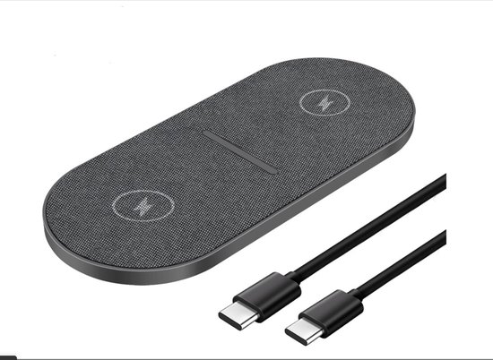 Duales 20w Induktionsladegerät，2-in-1 Kabelloses Ladegerät，geeignet Für Iphone 17，16，15，14，13，12，11，8 Plus，samsung Galaxy S26，s25，s24，s23，s22，s21