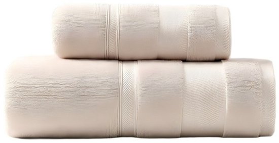 2-teiliges Handtuchset，handtuch 34 X 75 Cm + Badetuch 70 X 140 Cm，unifarbene Handtücher Aus Reiner Baumwolle，perfekt Für Zuhause Oder Auf Reisen