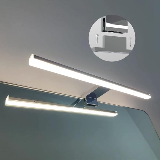 Badezimmerspiegelbeleuchtung，40 Cm，10 W，800 Lumen，neutralweißes Licht 4000k，230 V，ip44 Wasserdicht，badezimmerbeleuchtung，minimalistischer Stil