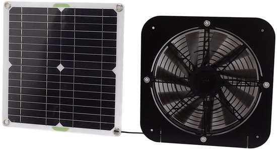 Doppel-solarventilator-set, Wasserdicht Und Tragbar, Rundes Fenstermodell, Geeignet Für Camping, Gewächshaus Und Hühnerstall