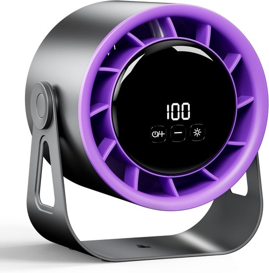 Kabelloser Tischventilator，wiederaufladbarer Usb-tischventilator Mit 4 Geschwindigkeitsstufen Und 360°-drehung