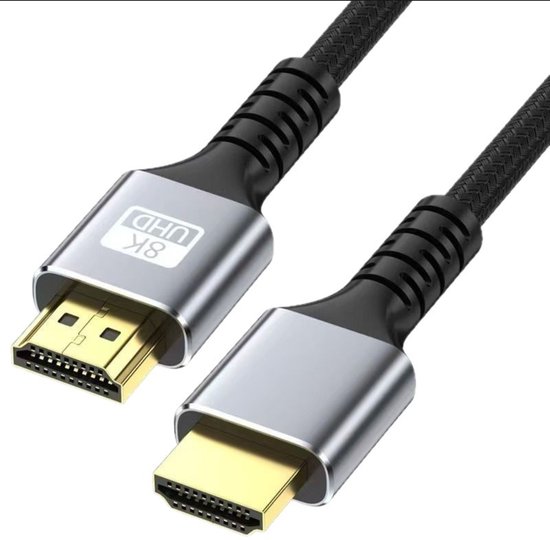 8k-hdmi-kabel，5 Meter，ultraschnelles Hdmi 2.1-kabel. Unterstützt Hdr10，3d，hdcp 2.2 Und 2.3. Geeignet Für Ps5，ps4，hd-fernseher，blu-ray-player