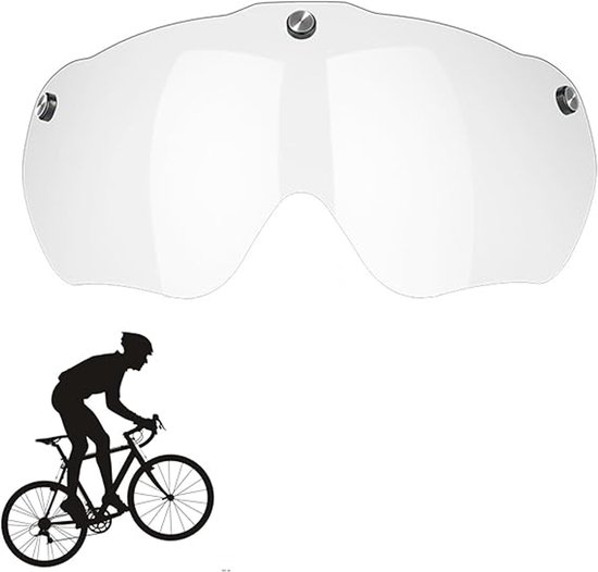 Magnetische Brille, Abnehmbares Magnetisches Visier Für Fahrradbrillen, Windschutz Für Fahrradhelme, Sport Und Sicherheit (minuspol)
