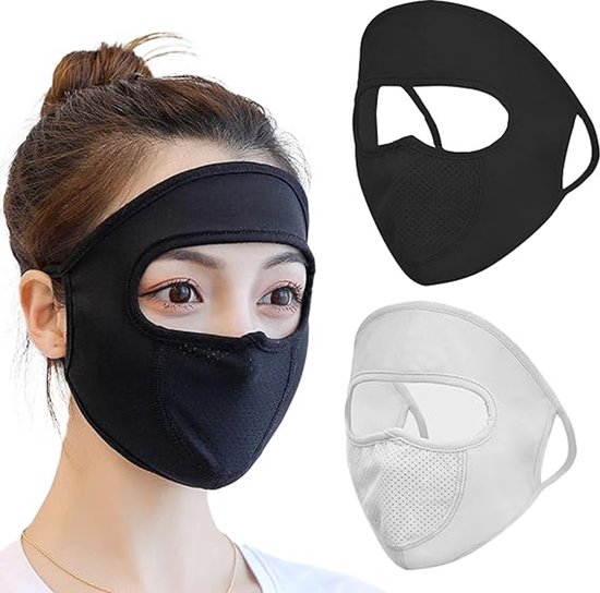 Zweiteilige Winddichte Maske，atmungsaktive Sonnenschutzmaske，atmungsaktive Sonnenschutzmaske