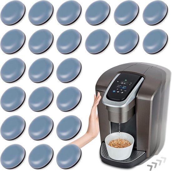 24-teiliges Set Selbstklebender Küchengerätegleiter – Leicht Zu Bewegen & Platzsparend – Unverzichtbare Küchenhelfer (zubehör Für Mixer)