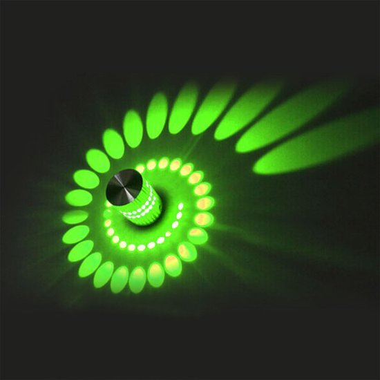 Moderne Led-wandleuchte Für Den Innenbereich, 3w Grünes Licht, Dekorative Aluminium-wandleuchte, Stimmungsbeleuchtung Für Kinderzimmer.