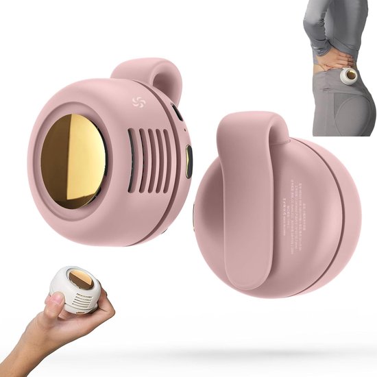 Tragbarer，leiser Mini-ventilator Ohne Rotorblätter Zum Anclipsen，kleiner Clip-ventilator Mit 3 Geschwindigkeitsstufen Für Hemden (pink)