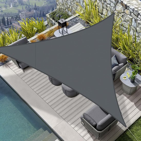 Dreieckiges, Wasserdichtes Schattiergewebe – 3 X 3 X 3 M – 95 % Uv-schutz