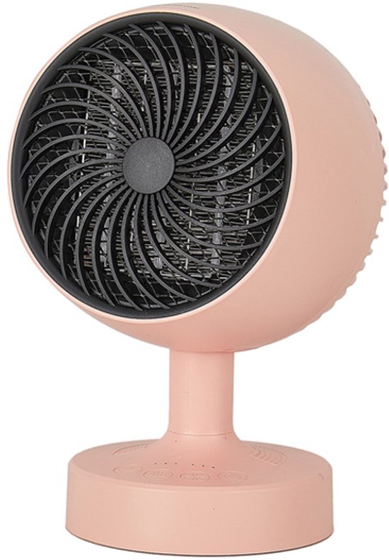 Elektrische Heizung，heizung Für Kleine Räume，160° Seitlich Schwenkbar，automatische Oszillation，3 Geschwindigkeitsstufen，neigungsverstellung，rosa