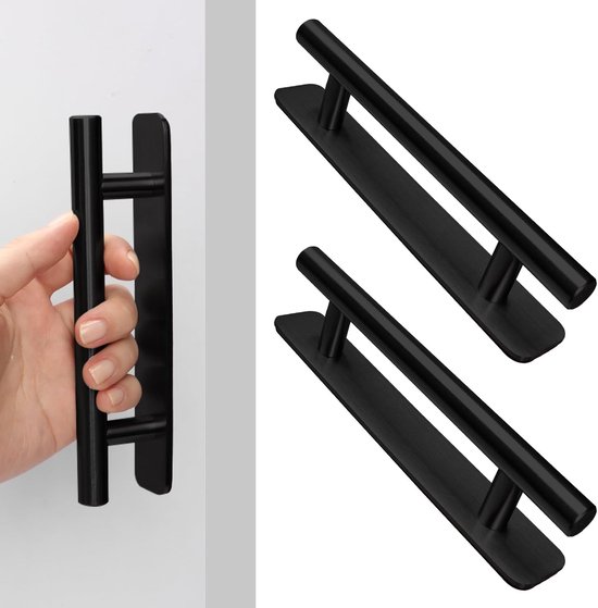 3 Selbstklebende Möbelgriffe，15 Cm，edelstahl，schubladen- Und Türgriffe Für Kleiderschränke