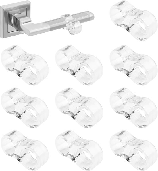 Türstopper，10 Stück，türgriffschutz Aus Silikon Und Pvc，türstopper Für Den Innenbereich，schützt Wände Und Möbel