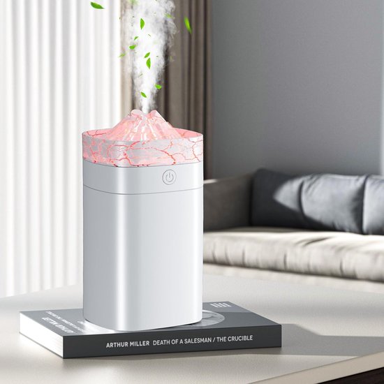 Tragbarer Mini-luftbefeuchter，400 Ml，2 Sprühstufen，usb-anschluss，mit 7-farbiger Led-beleuchtung，automatischer Abschaltung Und Bassfunktion