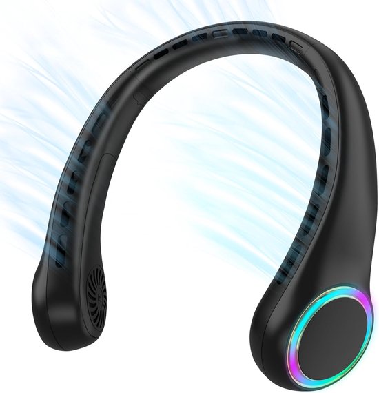 Mini-ventilator，usb-aufladbar，4000-mah-akku，mit 3 Geschwindigkeitsstufen，led-licht Für Reisen