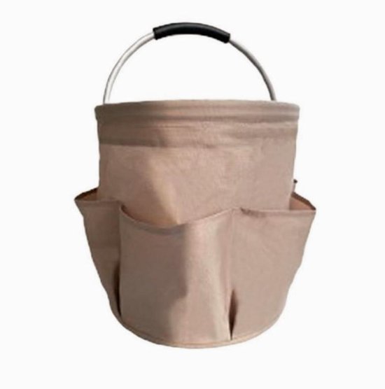 Aufbewahrungstasche，putztasche Mit Tragegriffen，aufbewahrungskorb Aus Oxford-gewebe，6 Fächer，multifunktionaler Organizer，28 X 28 Cm