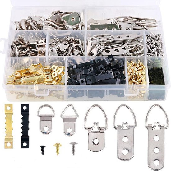 415-teiliges Bilderrahmen-hakenset，gold，schwarz，silber，zum Befestigen Von Bilderrahmen，spiegeln Und Kunstwerken