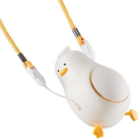 Niedlicher Tragbarer Entenventilator，klingenloser Taschenventilator，wiederaufladbarer Usb-ventilator Mit 3 Geschwindigkeitsstufen Für Frauen