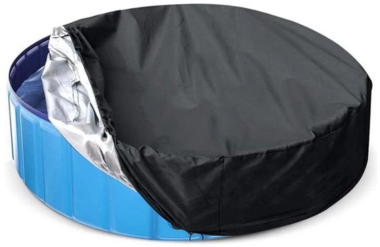 Runde Poolabdeckung，faltbare Runde Poolabdeckung，faltbare Poolabdeckung，runder Sonnenschutz，160 Cm，gartenpoolabdeckung，wasser- Und Staubdicht
