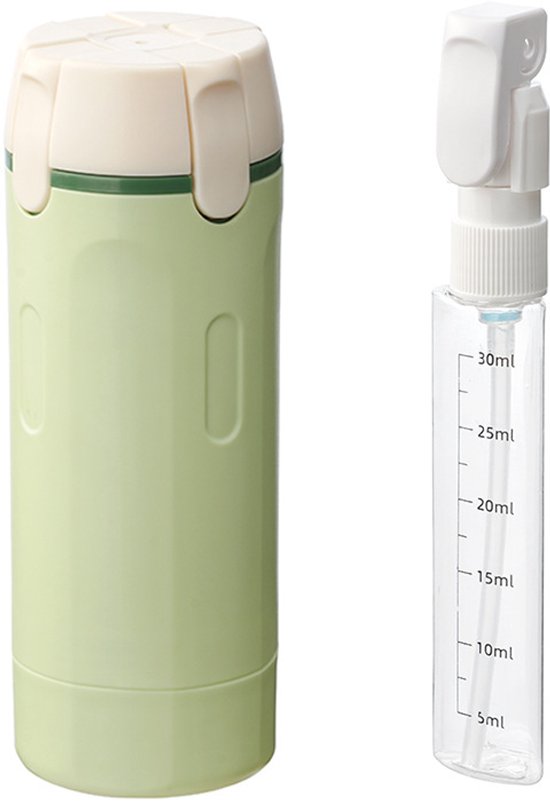 4-in-1 Reisespender，nachfüllbare Silikon-quetschflaschen Mit Verschlussmechanismus，transparent (30 Ml)，4-teiliges Reiseset