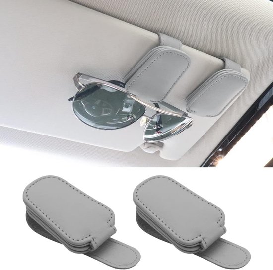 2-teiliger Auto-sonnenbrillenhalter，magnetischer Sonnenbrillen- Und Tickethalter，auto-brillenhalter，zubehör Für Die Sonnenblende